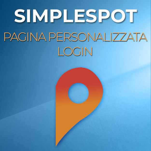 Pagina Personalizzata Login SimpleSpot